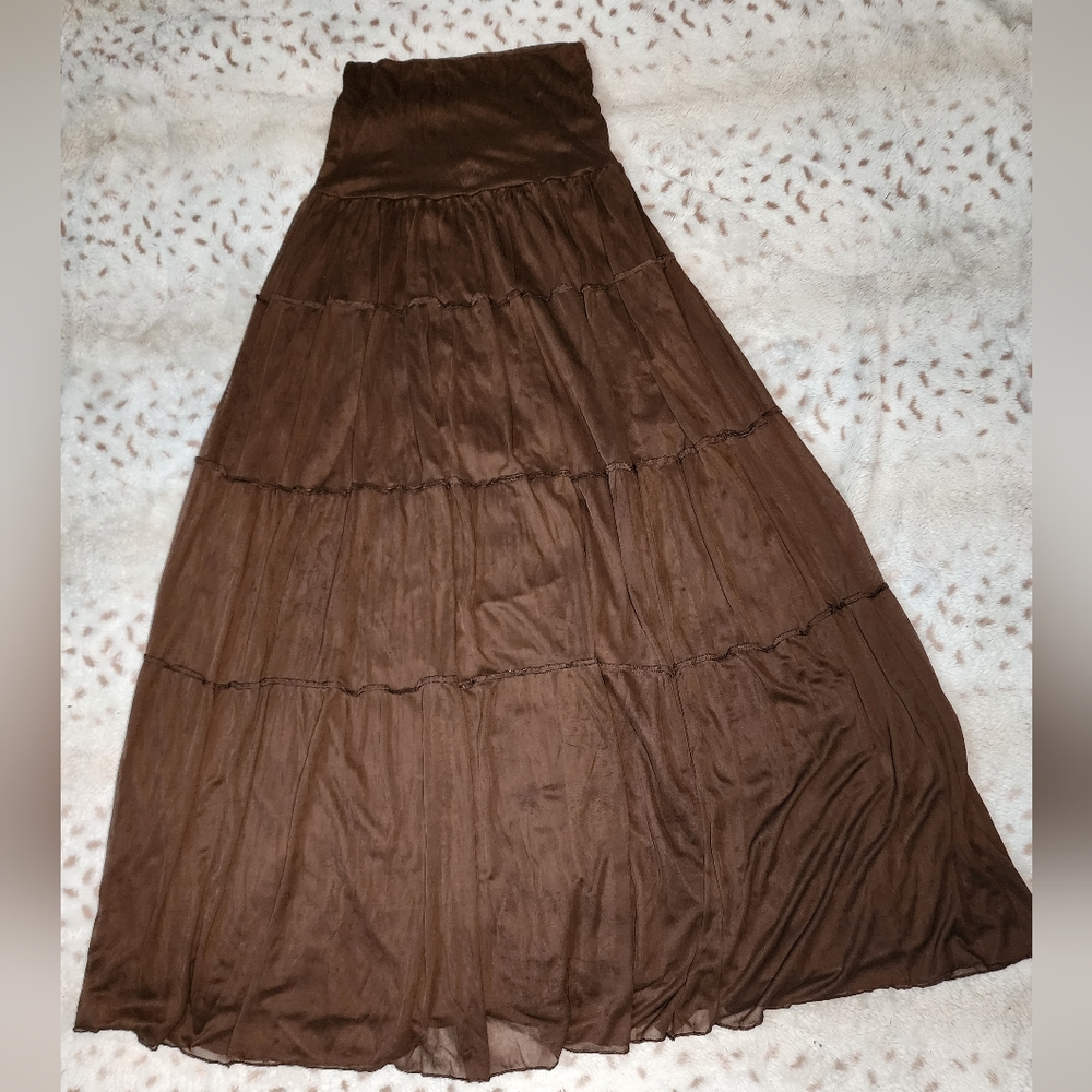 Boho maxi skirt
